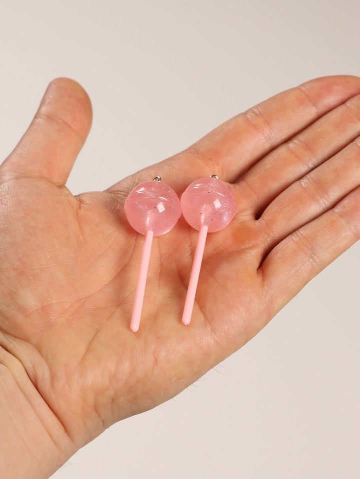 J&amp;J Lollipop glow in the dark rosa