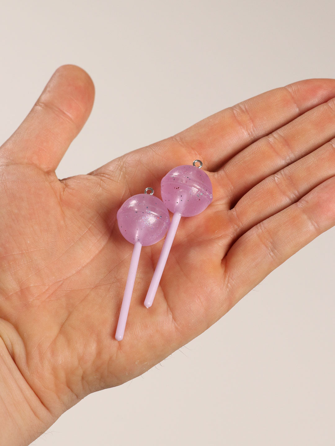 J&amp;J Lollipop glow in the dark lilac