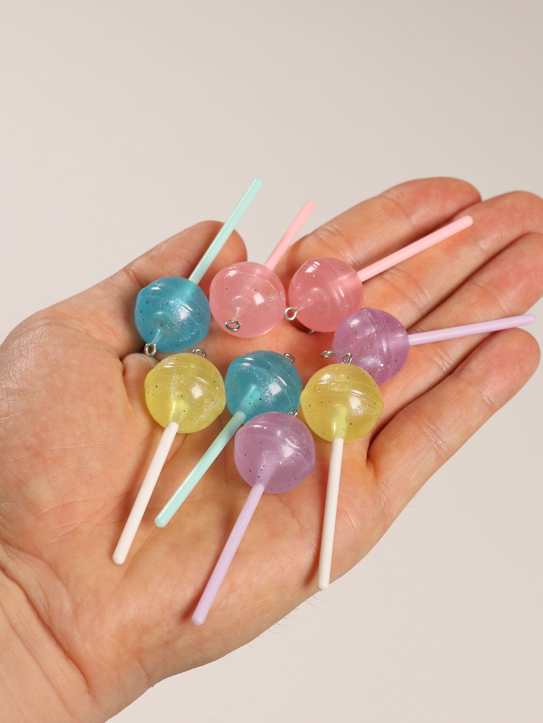J&amp;J Lollipop glow in the dark rosa