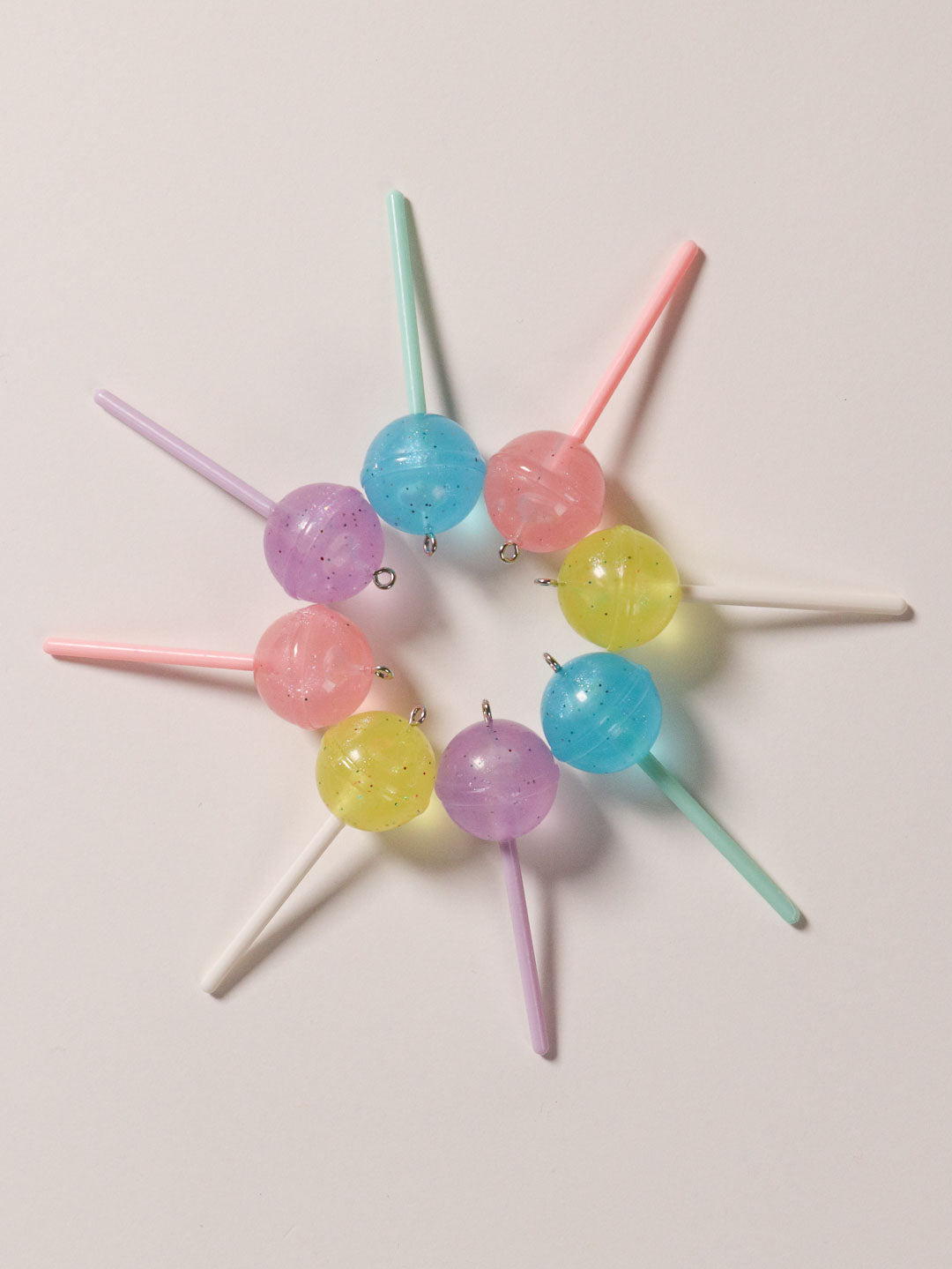 J&J Lollipop glow in the dark gelb