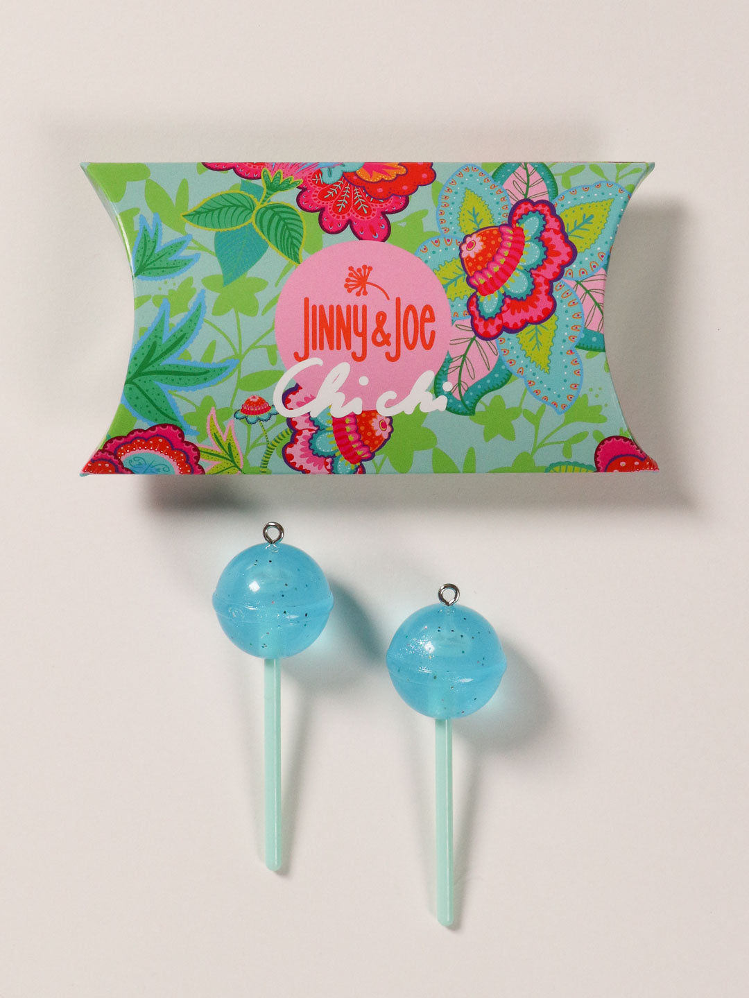 J&amp;J Lollipop glow in the dark türkis