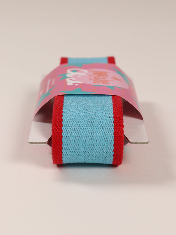 J&amp;J Gurtband Premium 38mm Doubleface rot neon pink