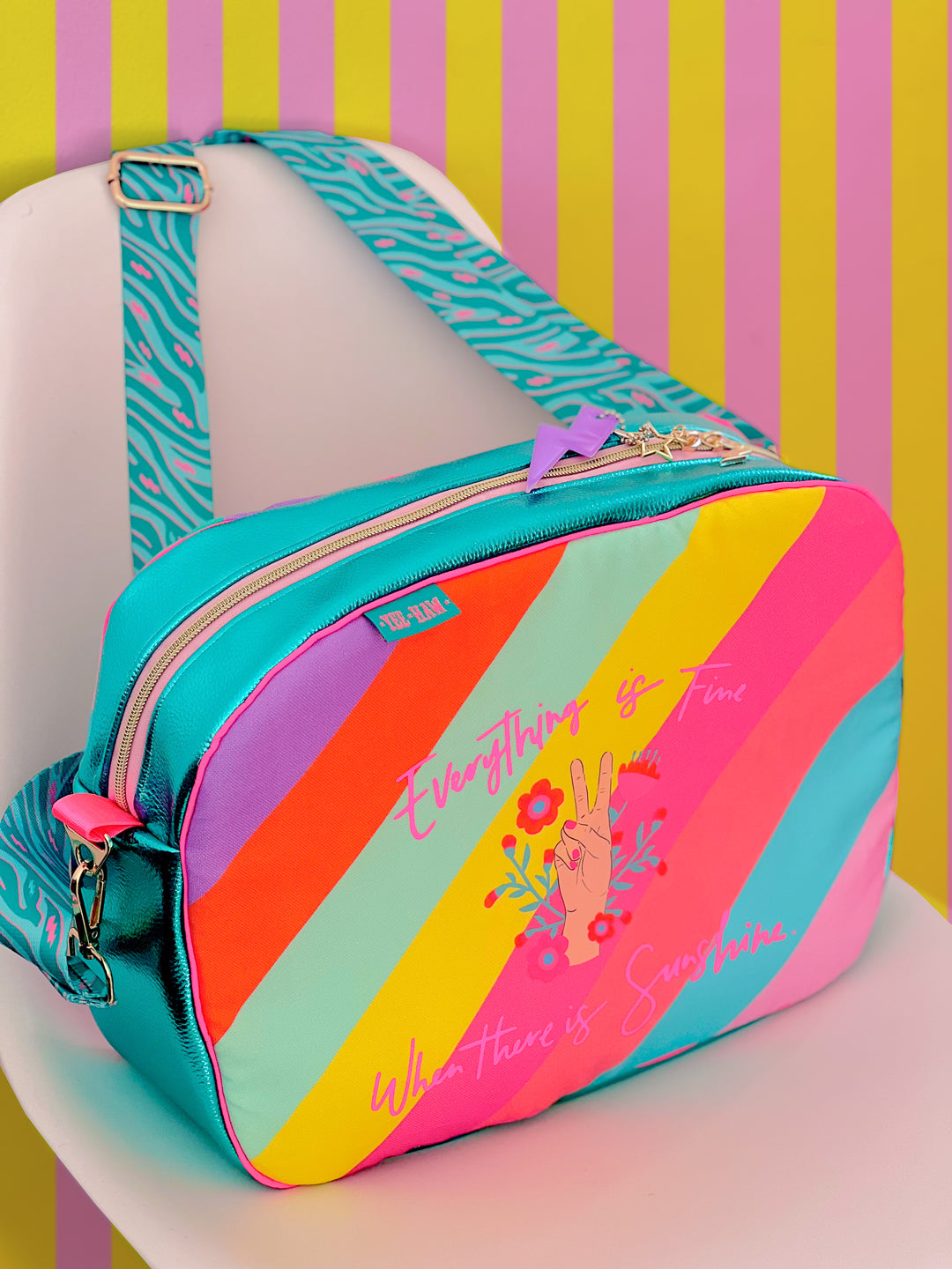 J&amp;J Bio Canvas Rainbow to go sweet splash