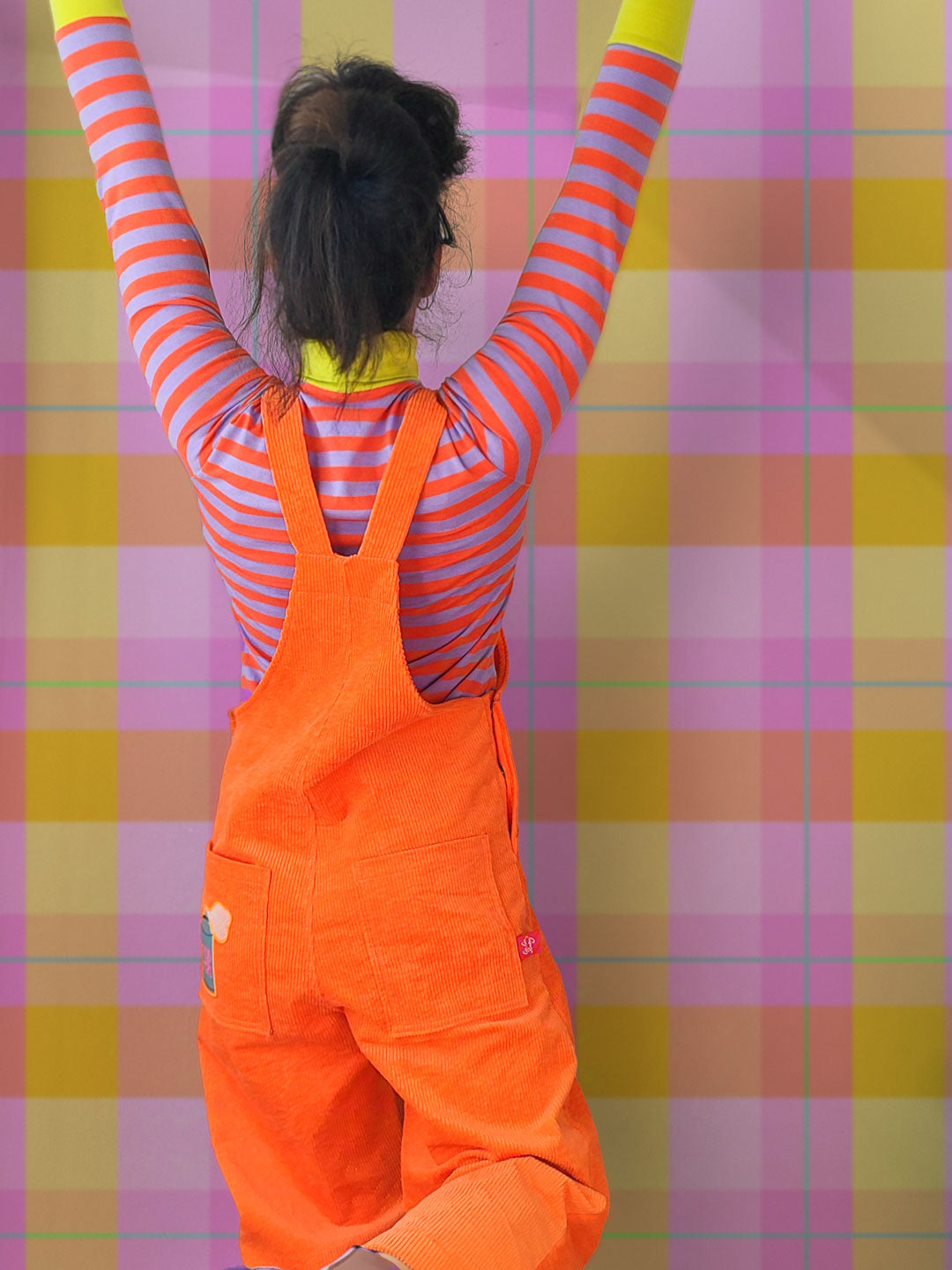 J&amp;J Cord Uni 6W Stretch orange