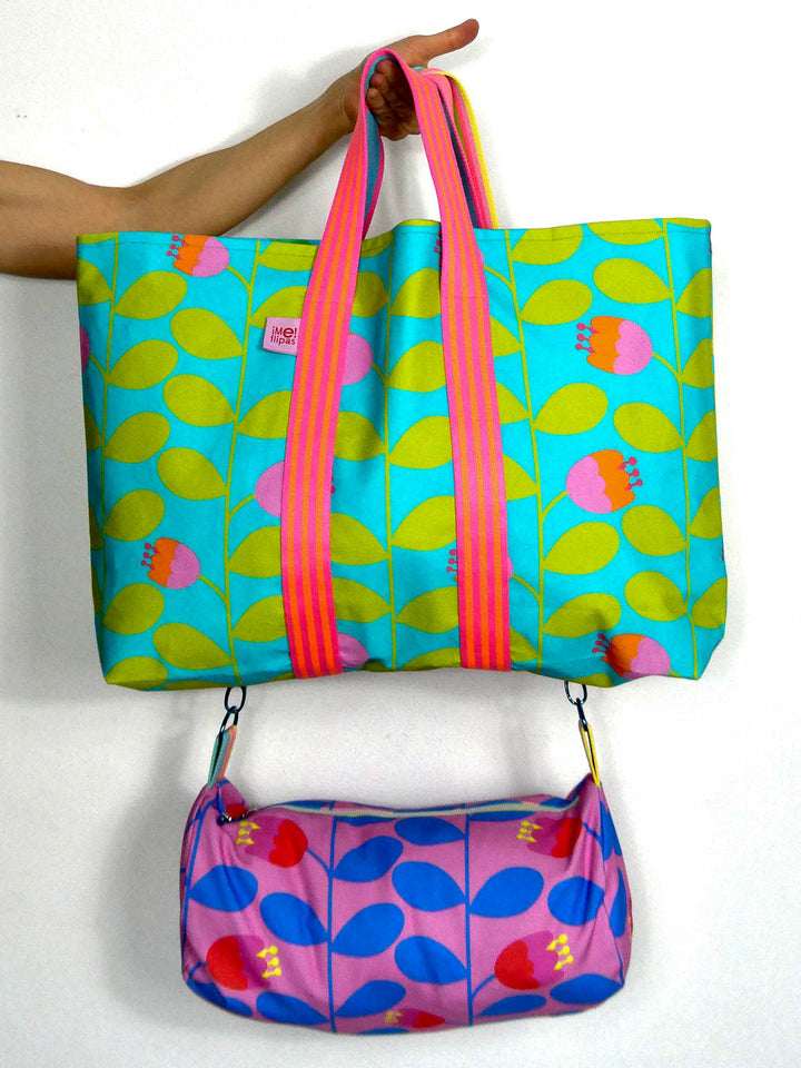 J&amp;J Canvas Tante Rosa hell petrol