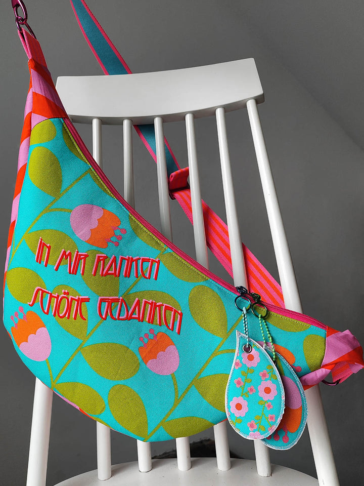 J&amp;J Canvas Tante Rosa hell petrol