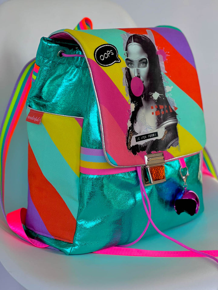 J&amp;J Bio Canvas Rainbow to go sweet splash
