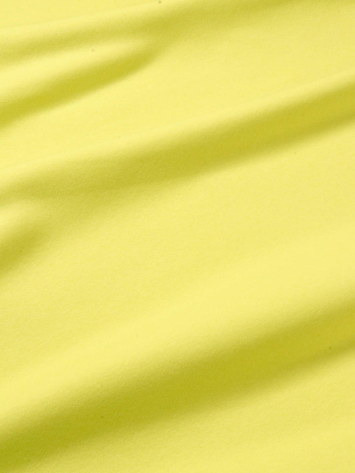 J&amp;J Kuschelsweat uni light lemon extrabreit