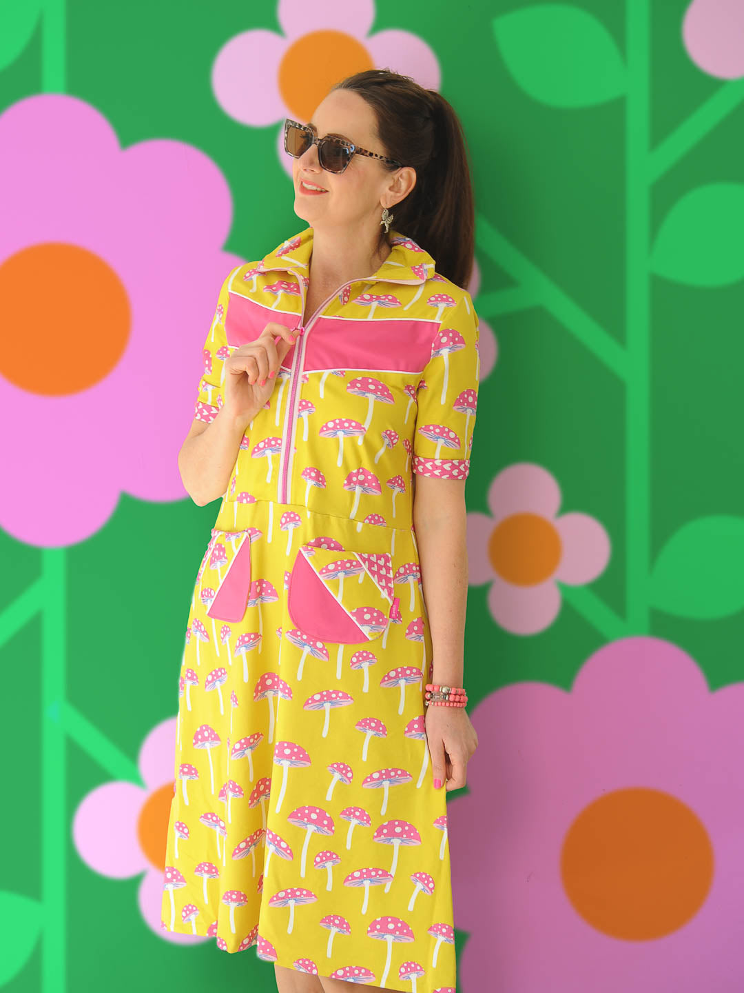 J&amp;J Jersey Get Lucky small mustard extra wide