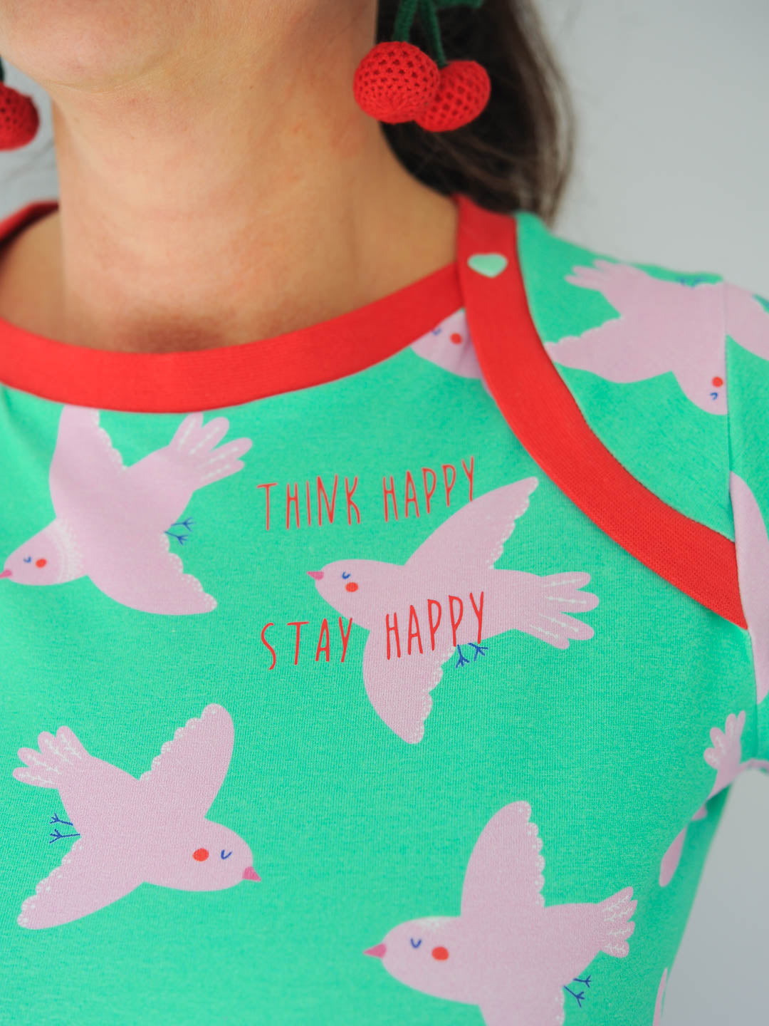 J&amp;J Jersey Fly Birdy Fly aqua extrabreit