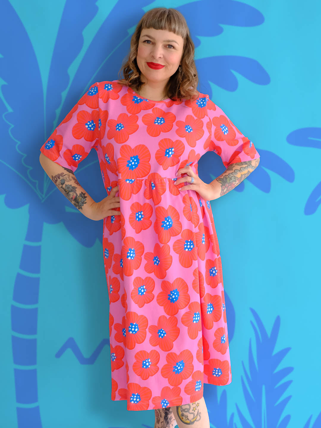J&amp;J Bio Jersey New Poppy pink