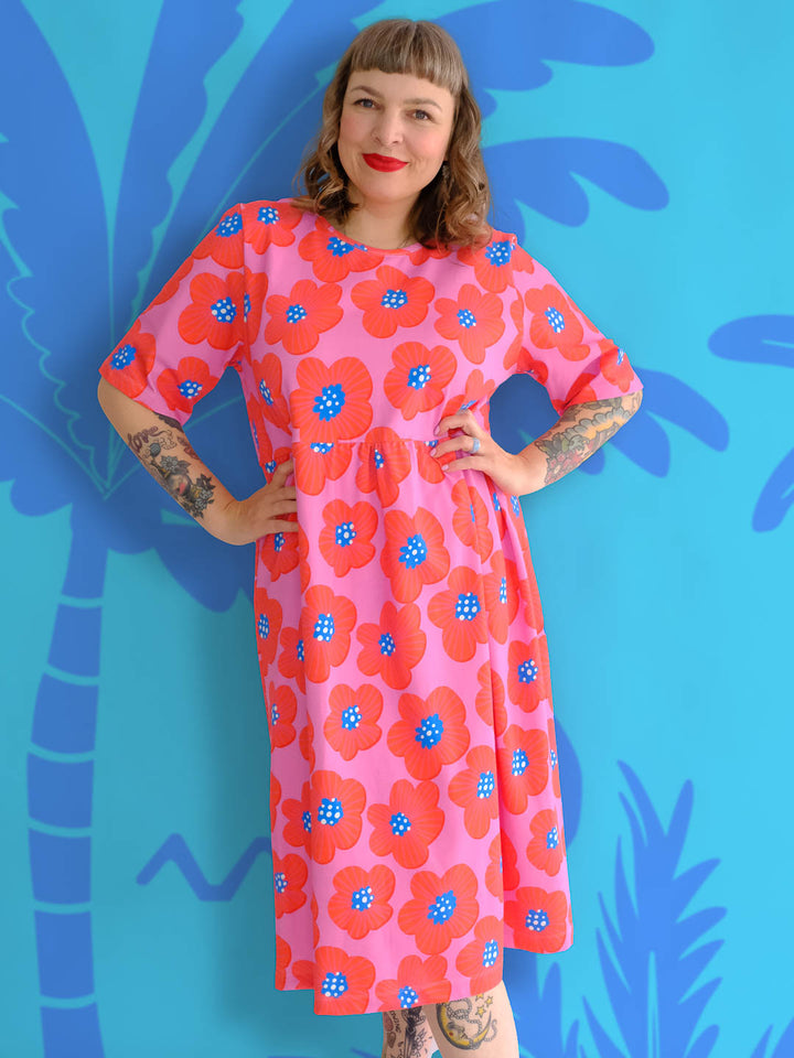 J&amp;J Bio Jersey New Poppy pink