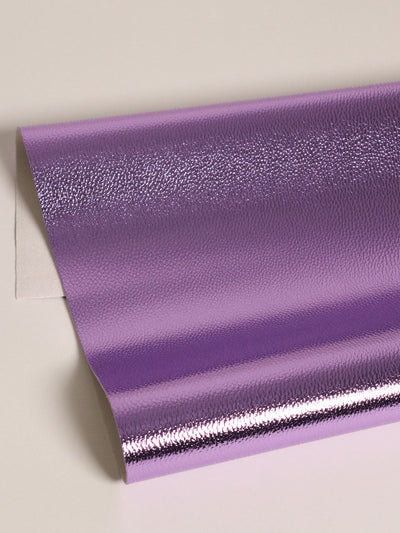 J&J Metallic Kunstleder Lilac Bling