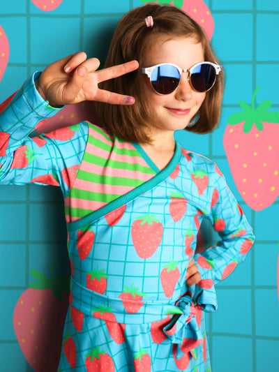 J&J Bio Jersey Yummy Grid helltürkis