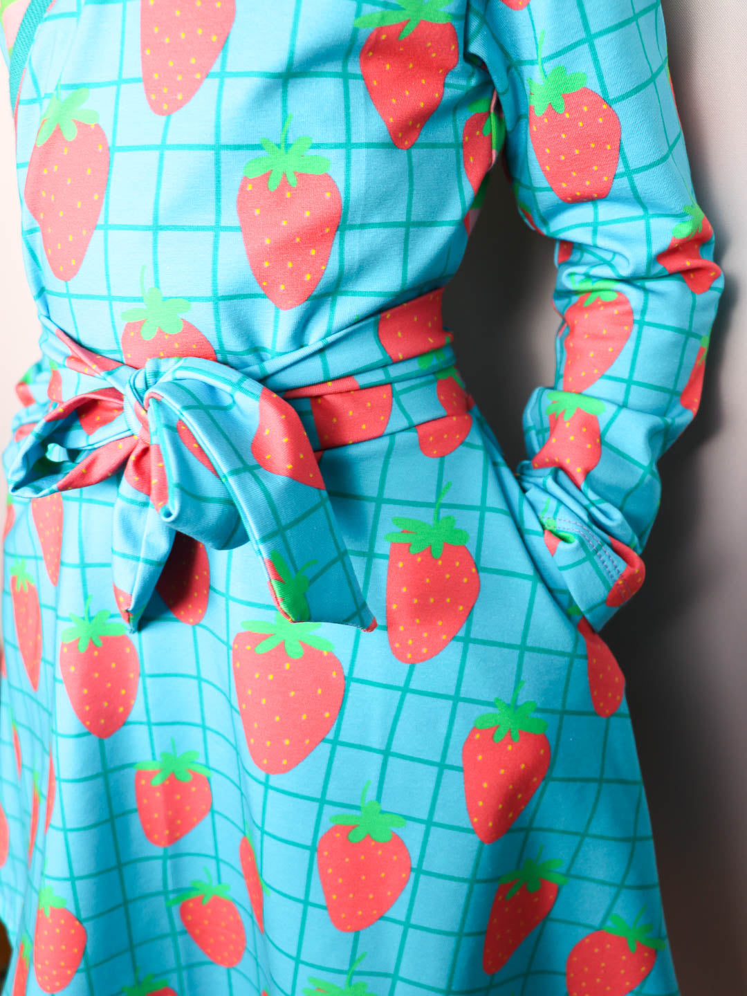 J&J Bio Jersey Yummy Grid helltürkis