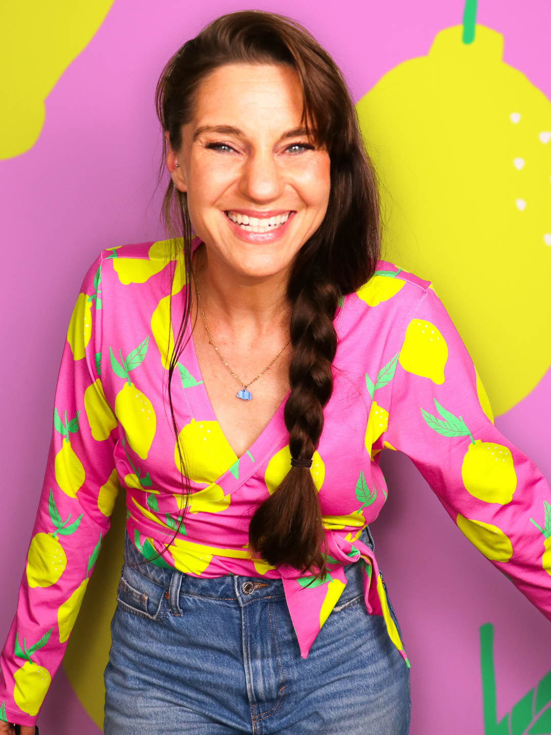 J&amp;J Bio Jersey Lady lemonade pink