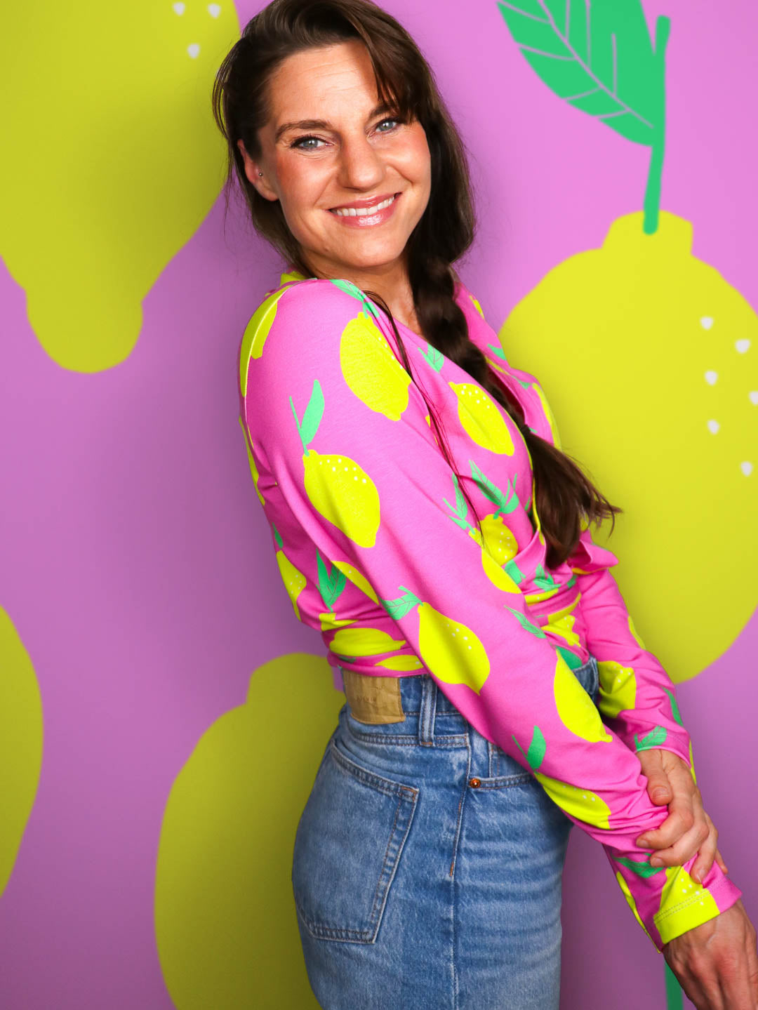 J&J Bio BW-Modal Jersey Lady lemonade pink