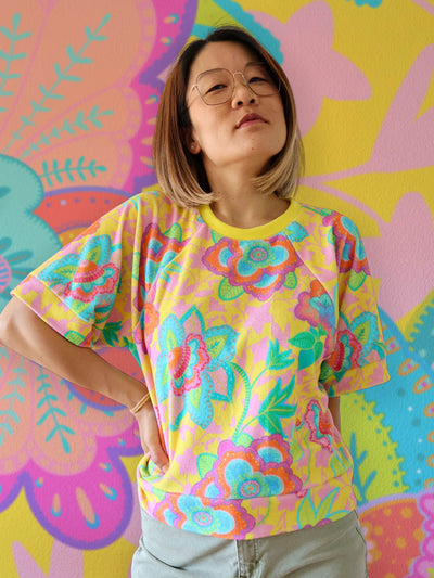 J&J Bio Frottee Fabulous Flowers sunflower