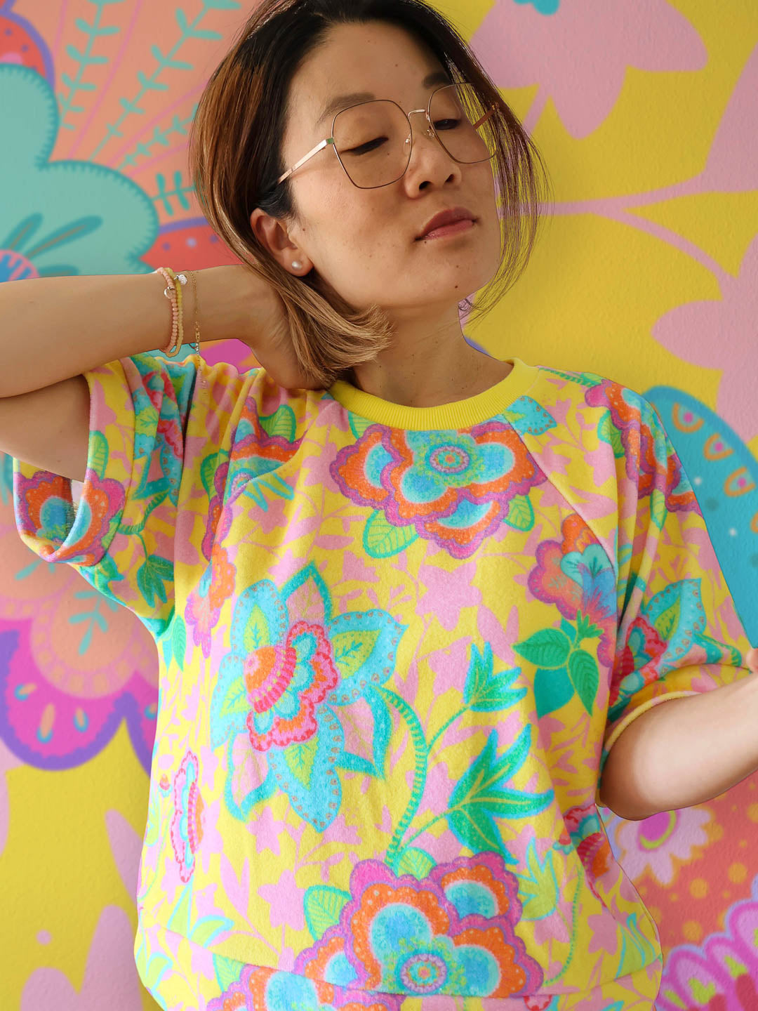 J&J Bio Frottee Fabulous Flowers sunflower