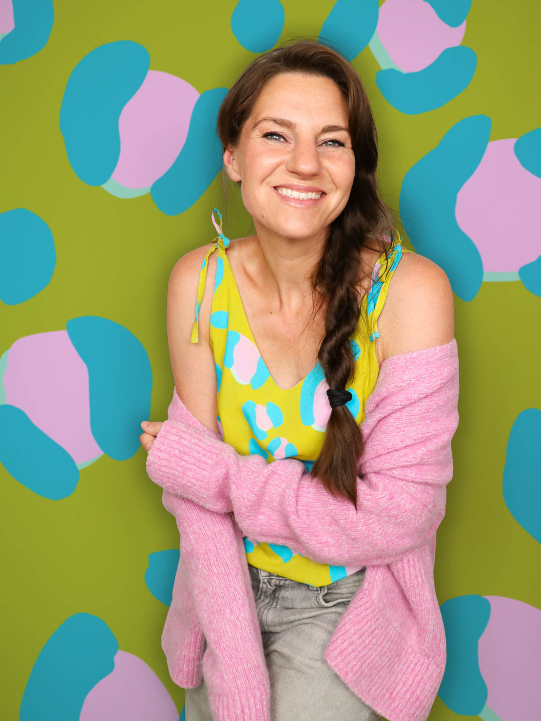 J&J Viskose Leo Excentric pistazie