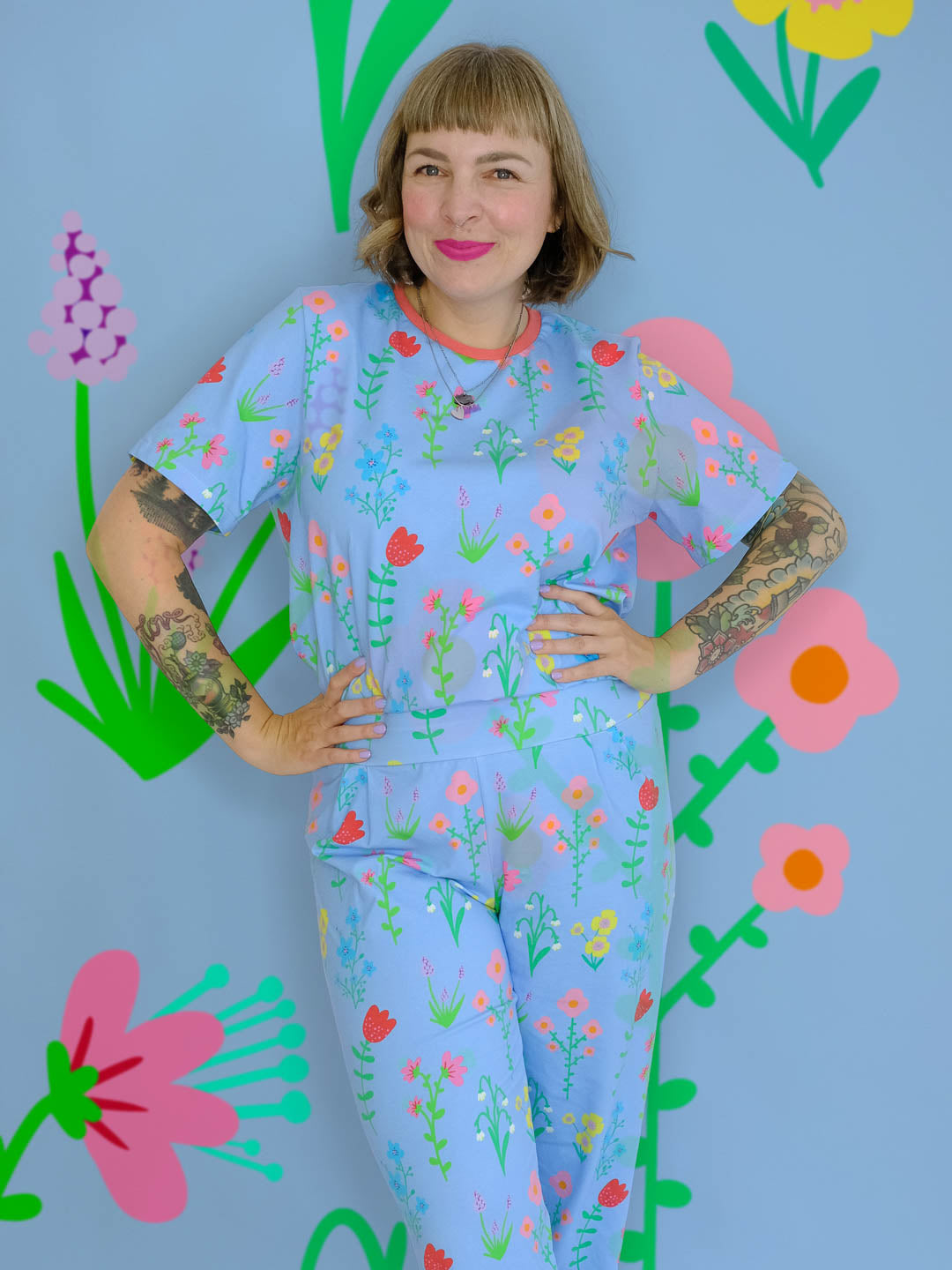 J&J Bio Jersey Summer Stroll sky