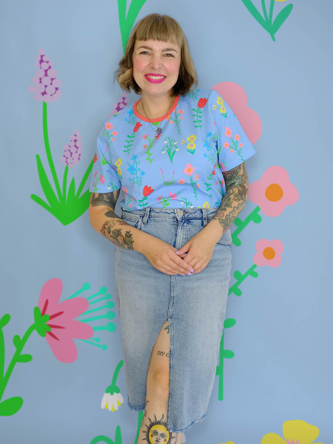 J&J Bio Jersey Summer Stroll sky