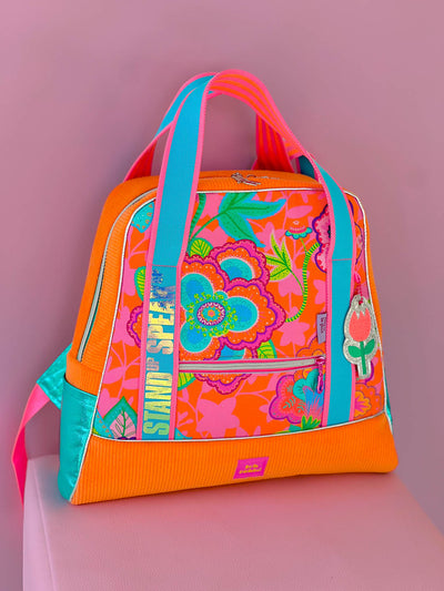 J&J Bio Canvas Fabulous Flowers orange