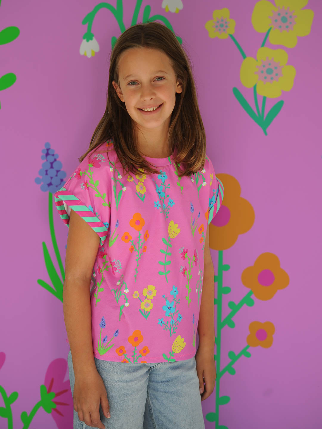 J&J Bio Jersey Summer Stroll pink