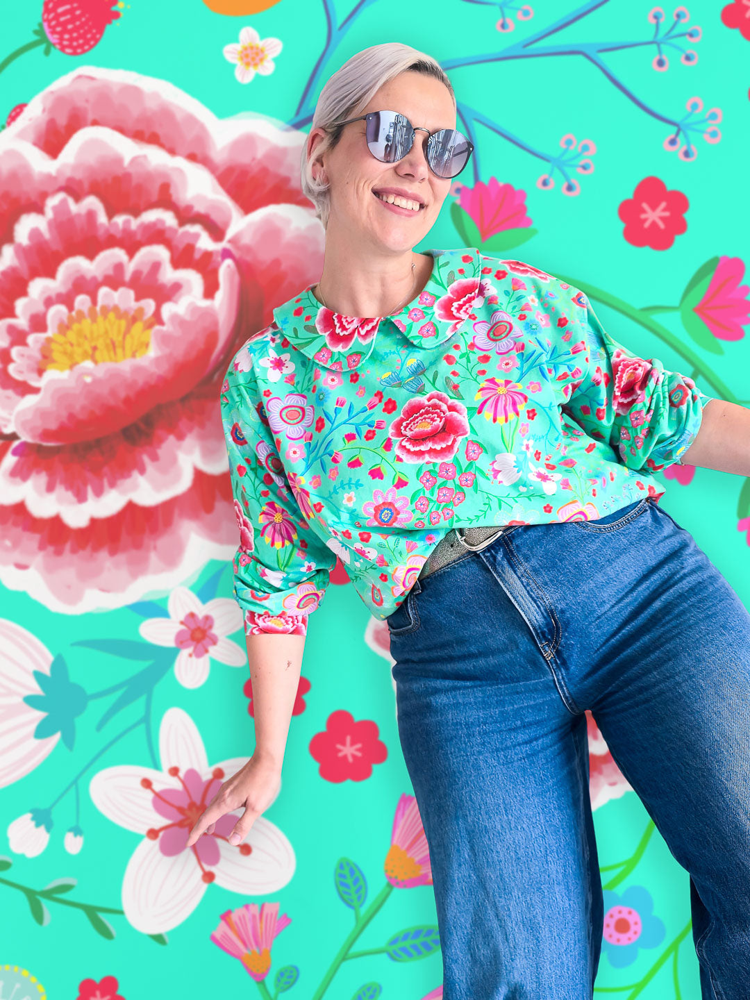 J&J Bio Jersey More is more aqua