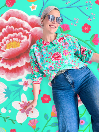 J&J Bio Jersey More is more aqua