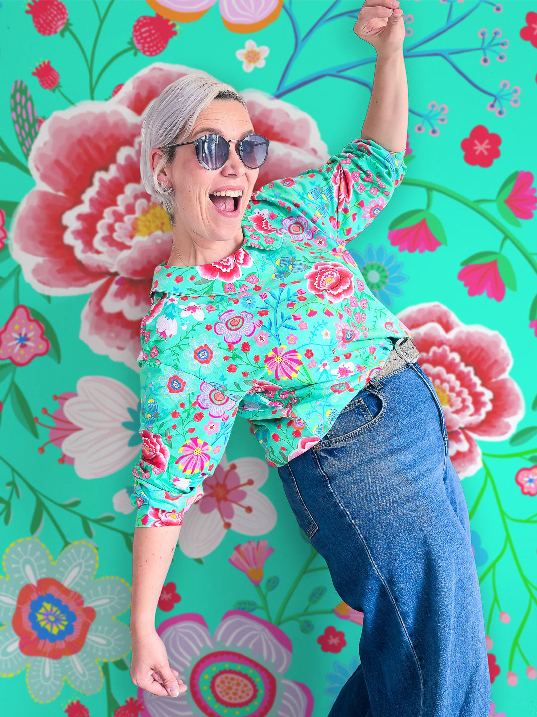 J&J Bio Jersey More is more aqua