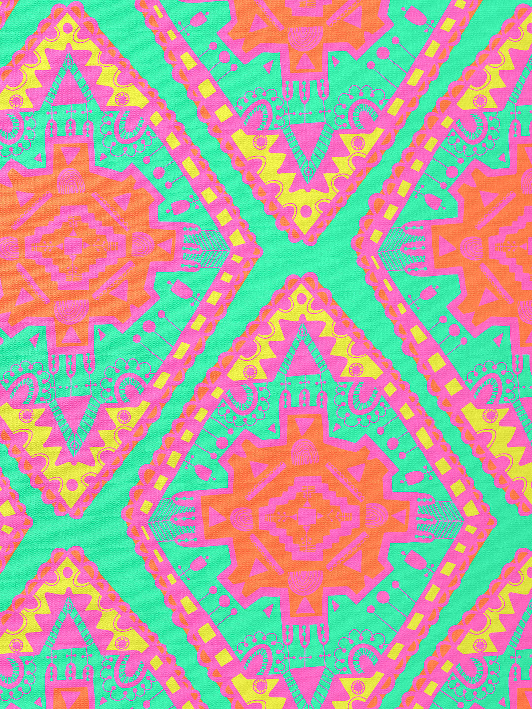 J&J Bio BW-Modal Jersey Boho Vibes aqua