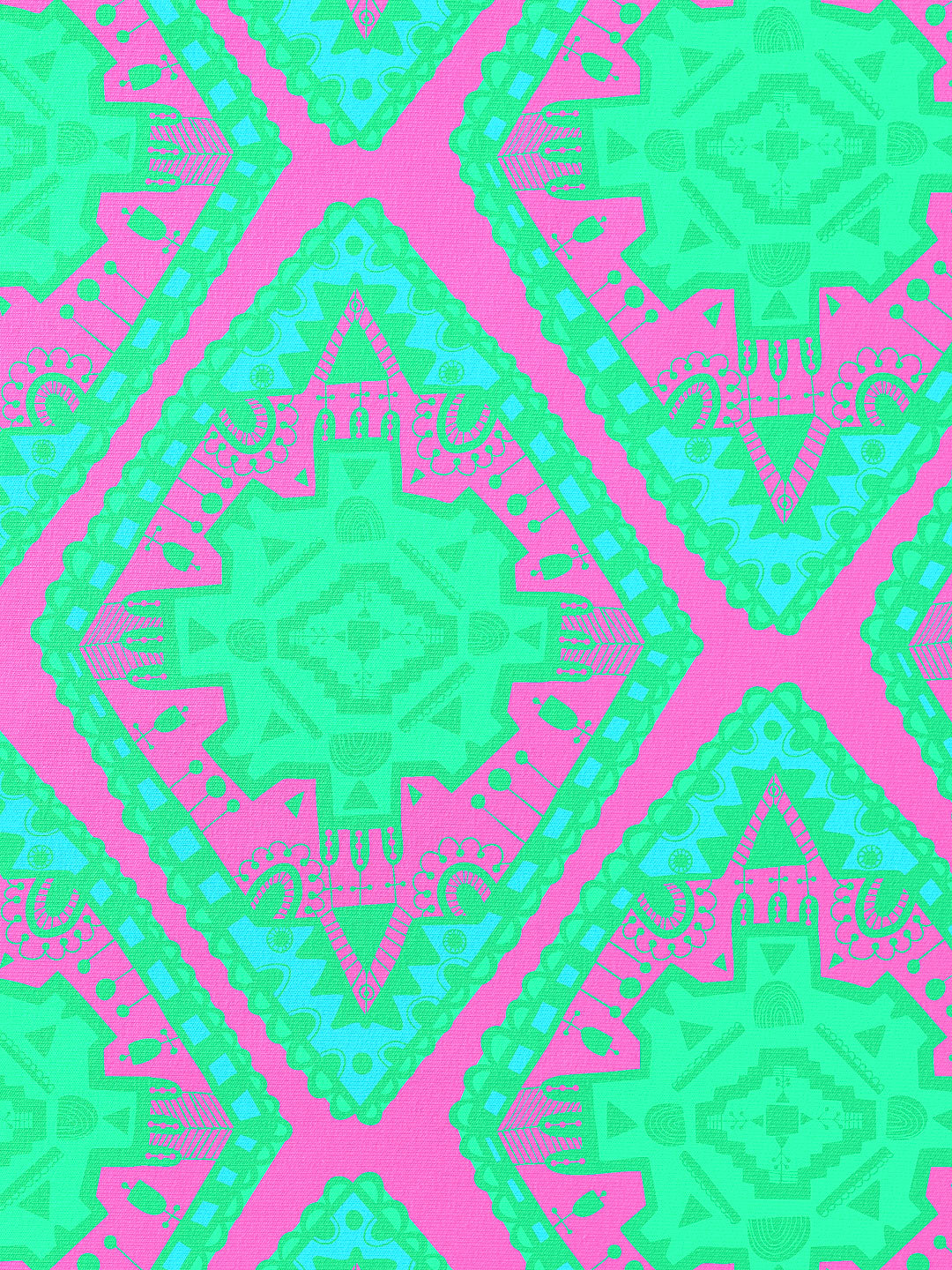 J&J Bio BW-Modal Jersey Boho Vibes pink