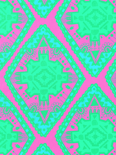 J&J Bio BW-Modal Jersey Boho Vibes pink