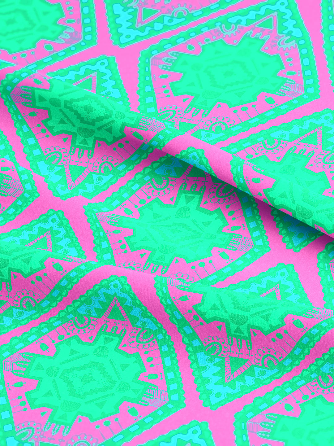 J&J Bio BW-Modal Jersey Boho Vibes pink