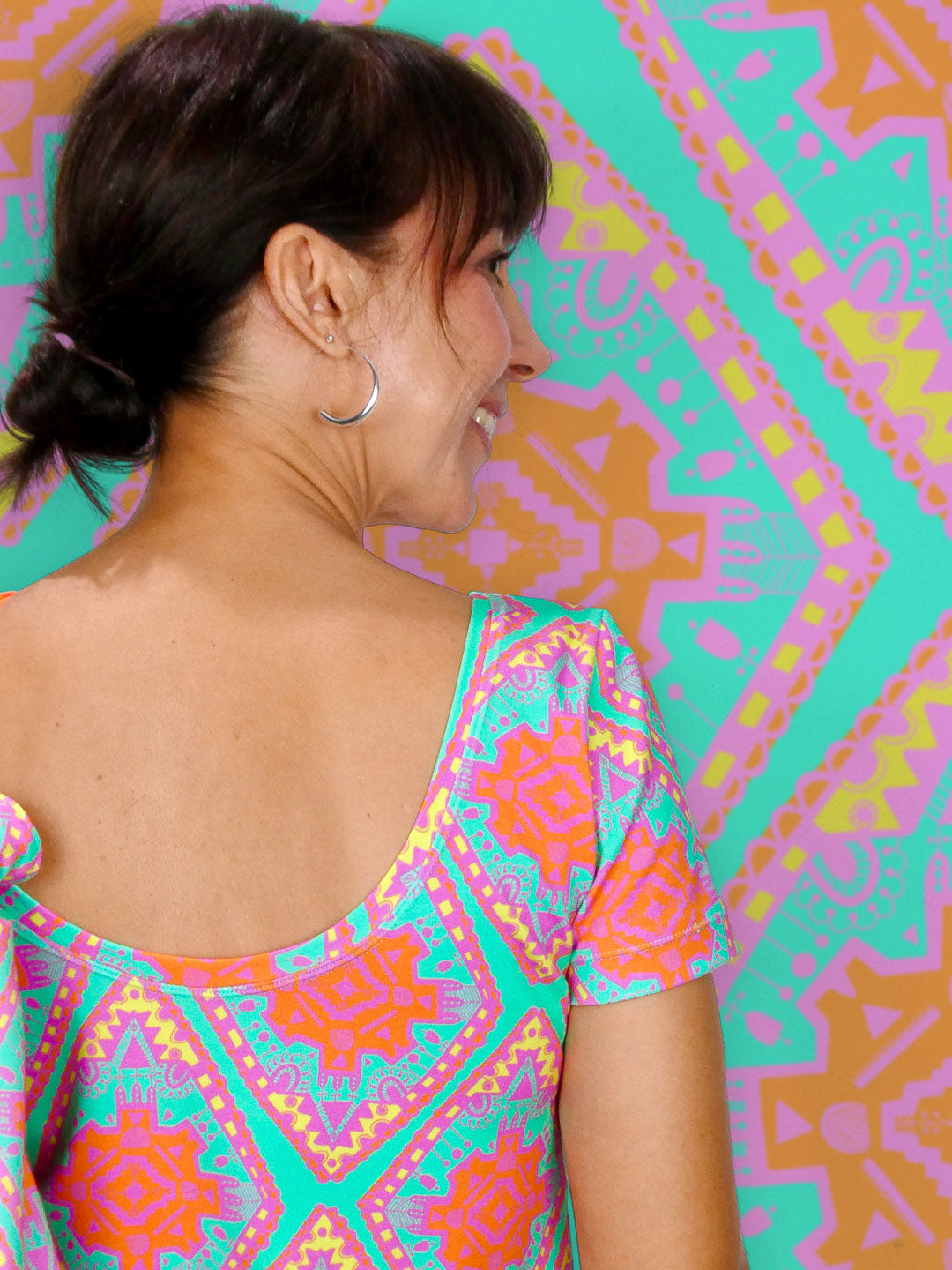 J&J Bio BW-Modal Jersey Boho Vibes aqua