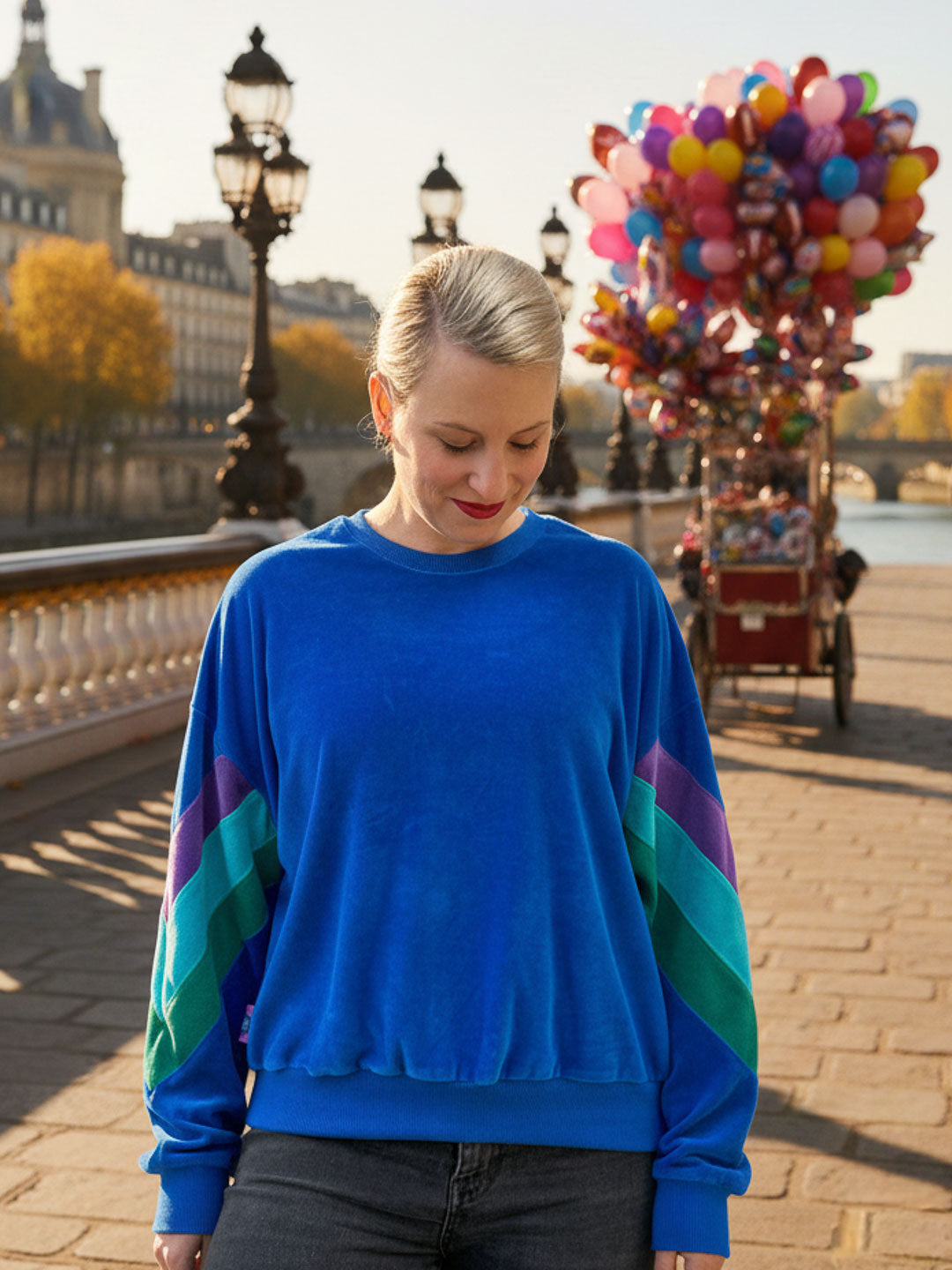 J&J Nicki uni royal extrabreit