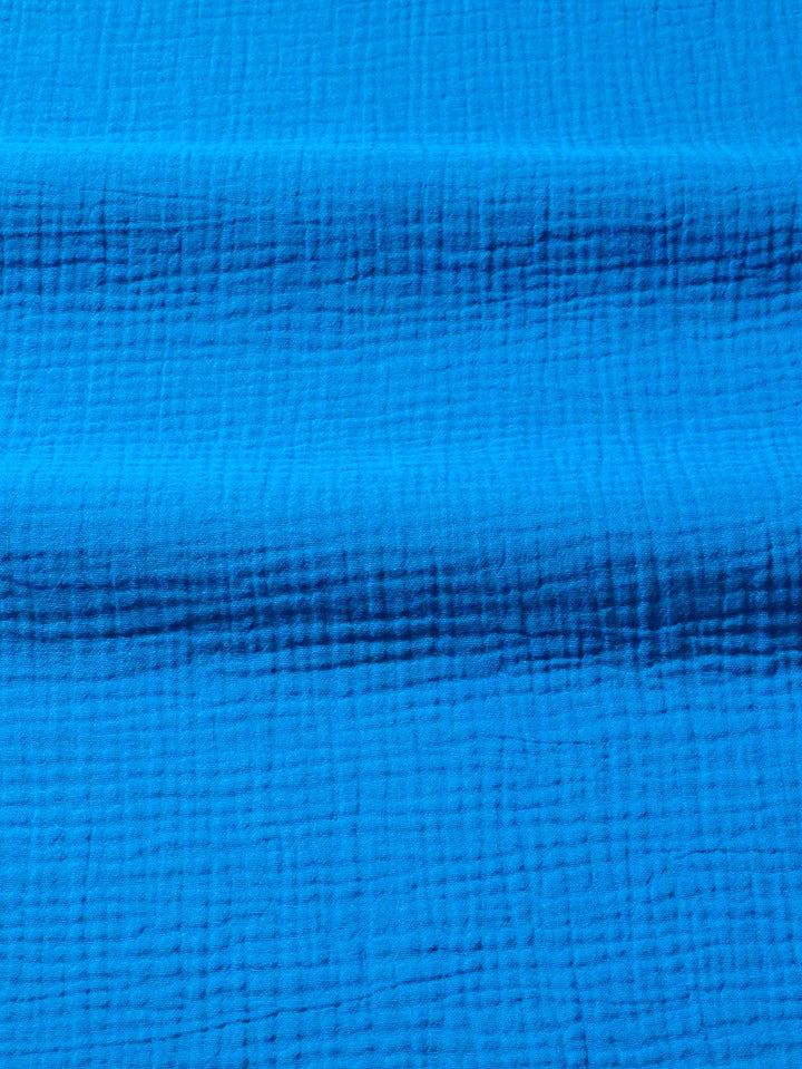 J&amp;J Musselin blau