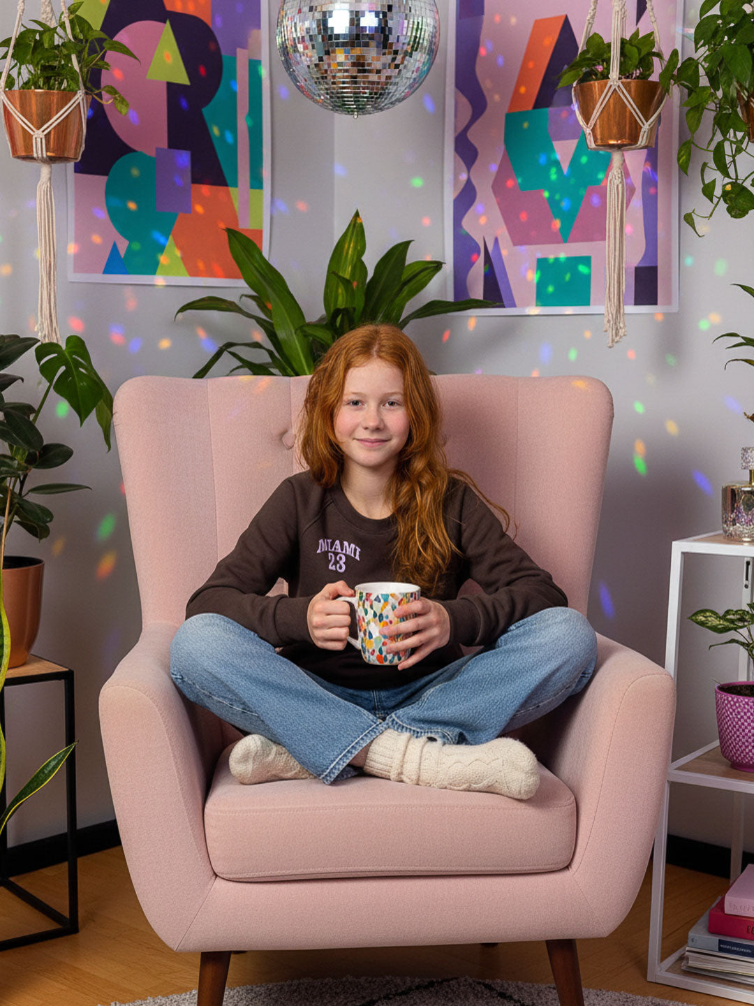 J&J Kuschelsweat uni dark chocolate extrabreit