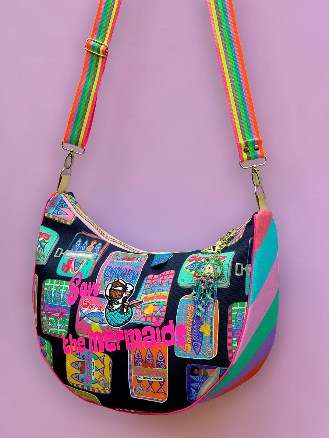 J&J Bio Canvas Sauve les Sirenes marine