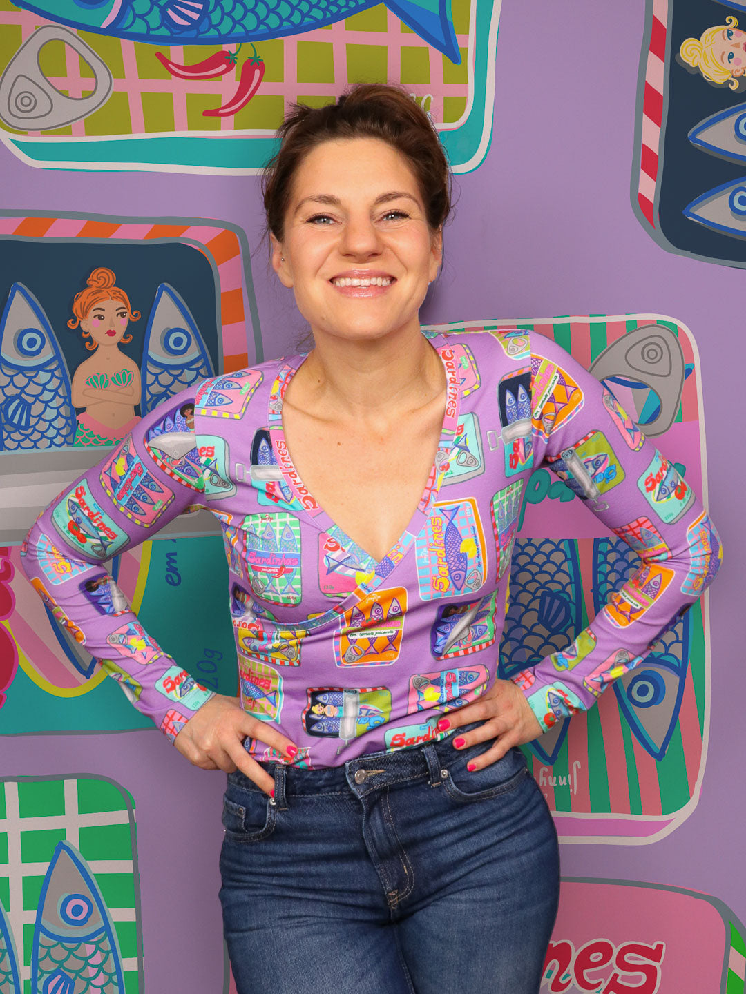 J&J Bio Jersey Sauve les Sirenes lilac