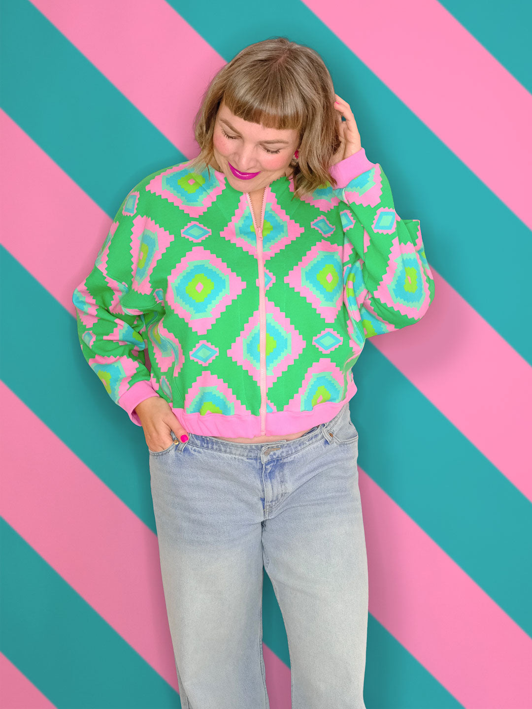 J&amp;J Bio Kuschelsweat Color Nomads hellgrün