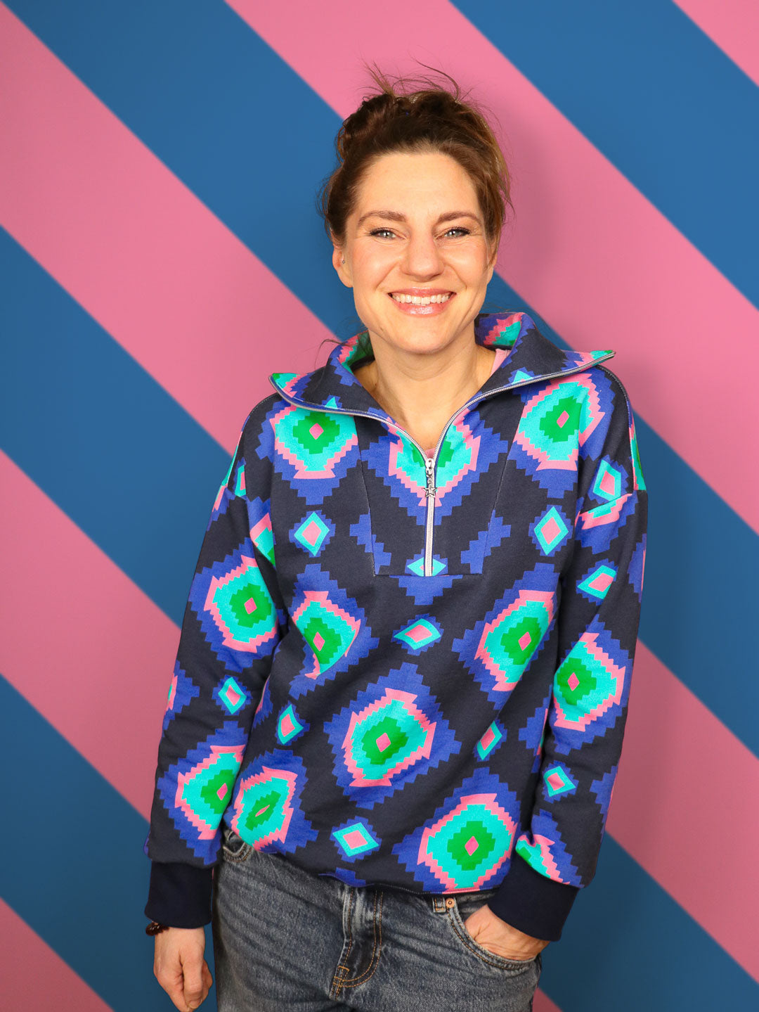 J&amp;J Bio Kuschelsweat Color Nomads marine