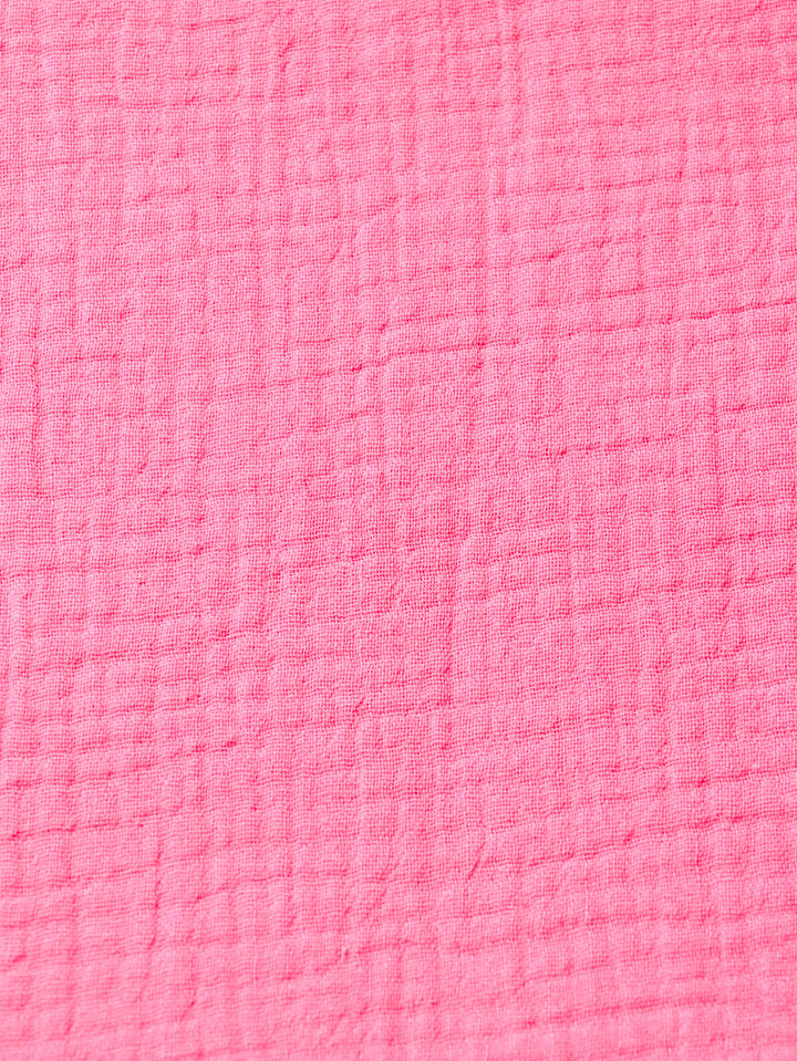 J&amp;J Musselin uni rosa