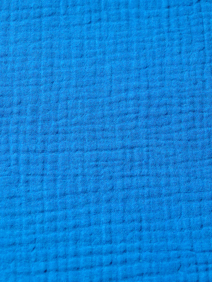 J&amp;J Musselin uni blau