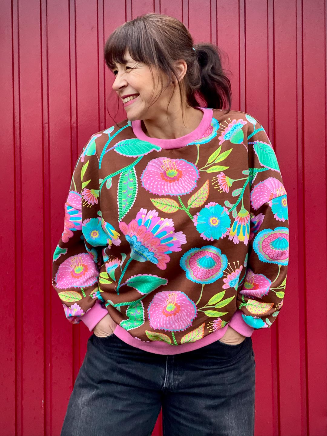 J&amp;J Bio Retrosweat Paradise Petals braun