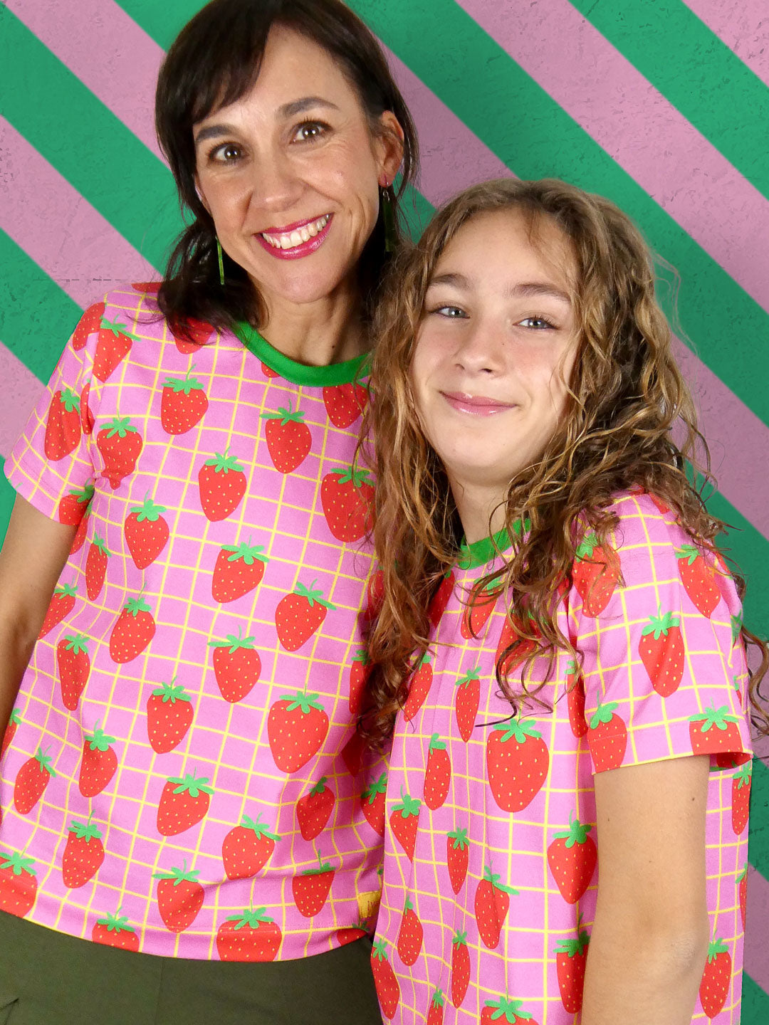 J&amp;J Bio Jersey Yummy Grid rosa