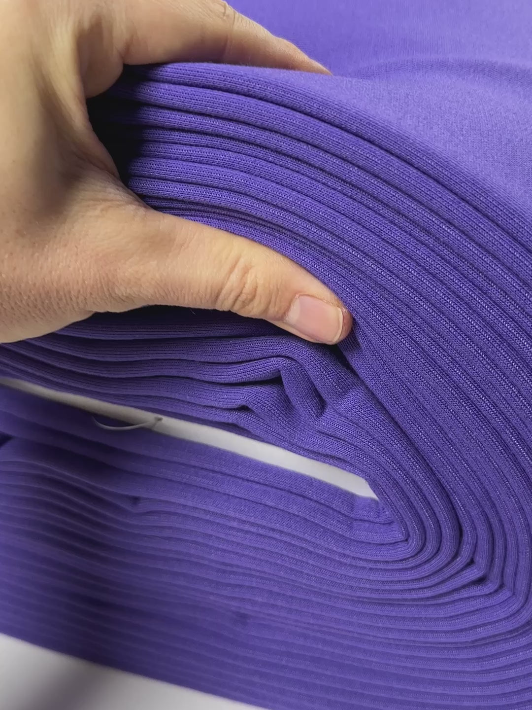 J&amp;J Kuschelsweat uni lila extrabreit