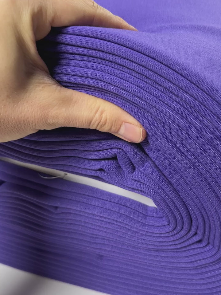 J&amp;J Kuschelsweat uni lila extrabreit