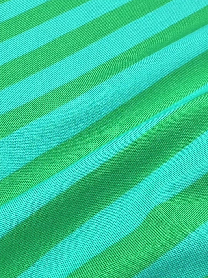 J&amp;J Bio Jersey Ringelz emerald-grün